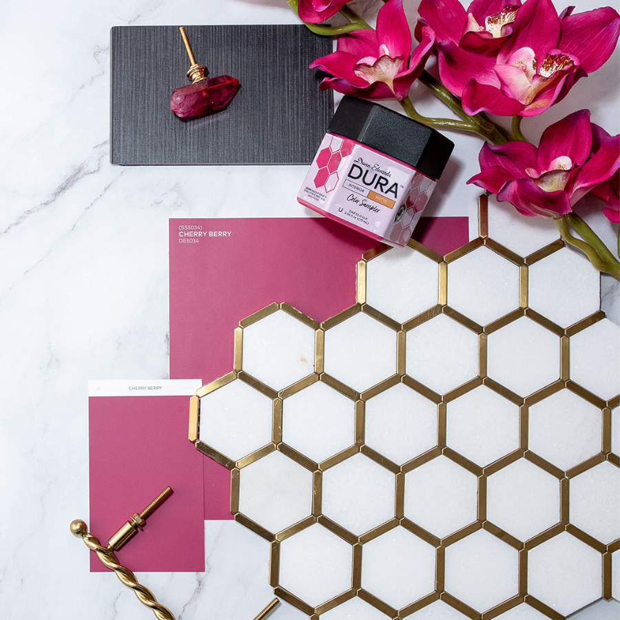 Cherry Berry: Magenta Petal Pink Paint Color | DURA