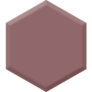 Mauve-a-lish DET 402 Hexagon Paint Blob