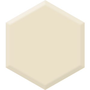 Navajo White DEC 772 Hexagon Paint Blob