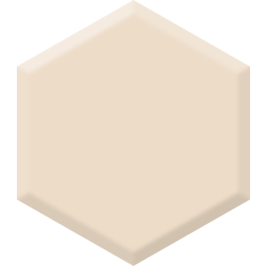 Almond DEC 753 Hexagon Paint Blob