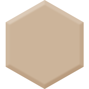 Stonish Beige DEC 716 Hexagon Paint Blob
