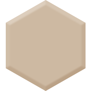 Rustic Taupe DE 6129 Hexagon Paint Blob