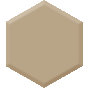 Desert Gray DEC 760 Hexagon Paint Blob