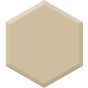 Bungalow Taupe DE 6172 Hexagon Paint Blob