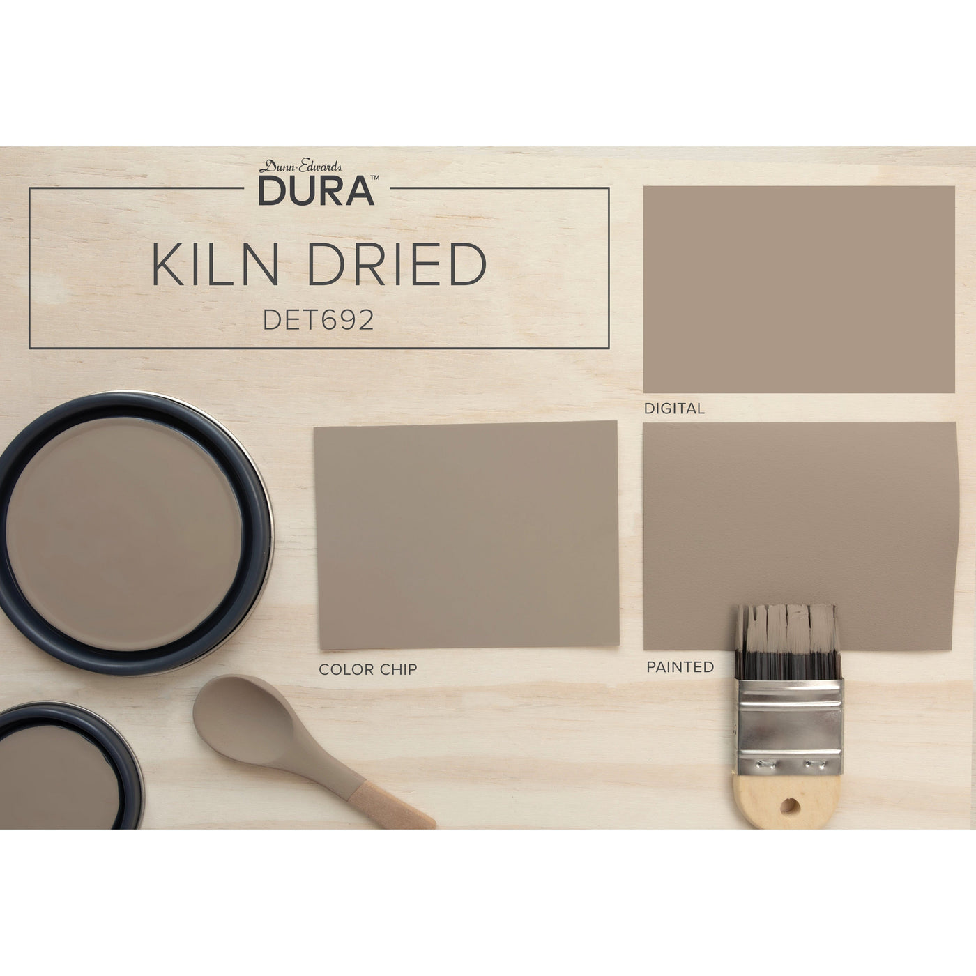 Kiln Dried: Earthy Taupe Paint Color