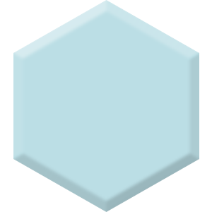 Blue Moon DE 5764 Hexagon Paint Blob