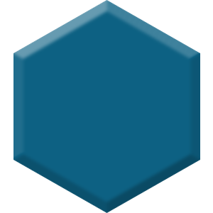 Blue Velvet DET 559 Hexagon Paint Blob