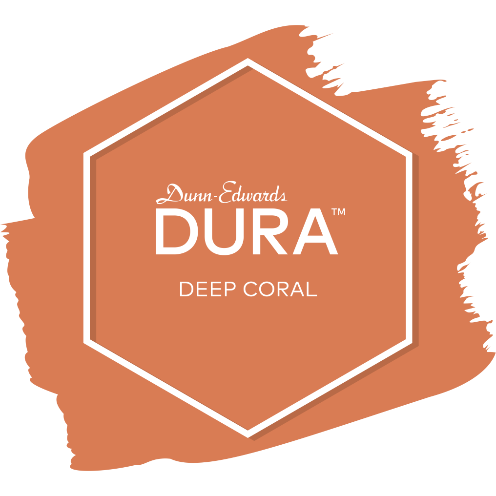 Deep Coral DE 5173 Hexagon Paint Swatch