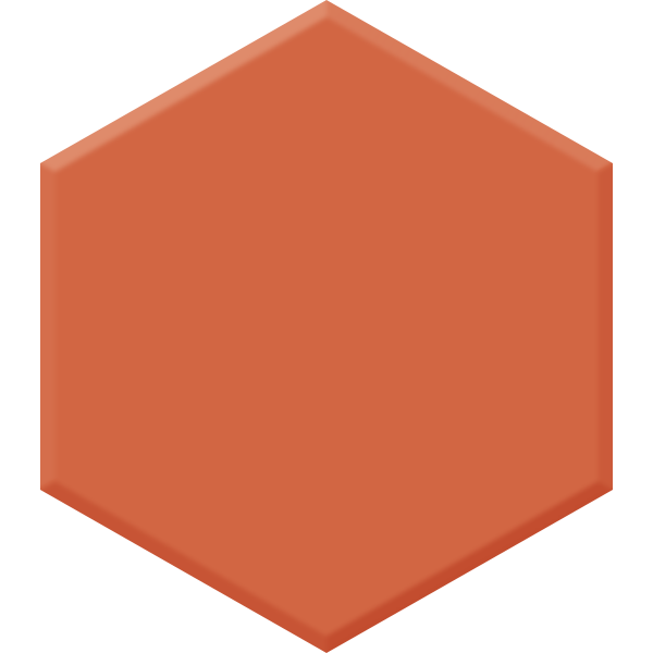 Citrus Notes DET 449 Hexagon Paint Blob