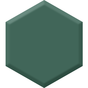 Earhart Emerald DET 537 Hexagon Paint Blob