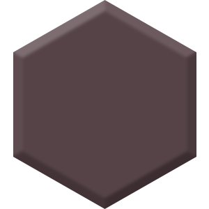 Purple Prose DET 405 Hexagon Paint Blob