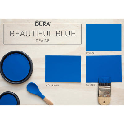 Dunn-Edwards Dura Beautifulblue Mixed Media DEA136