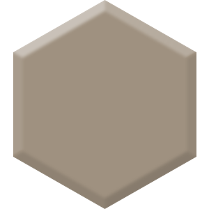 Bison Beige DEC 750 Hexagon Paint Blob