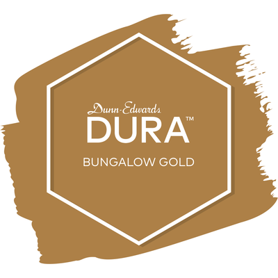 Dunn-Edwards Dura Bungalow Gold Paint Swatch DET484