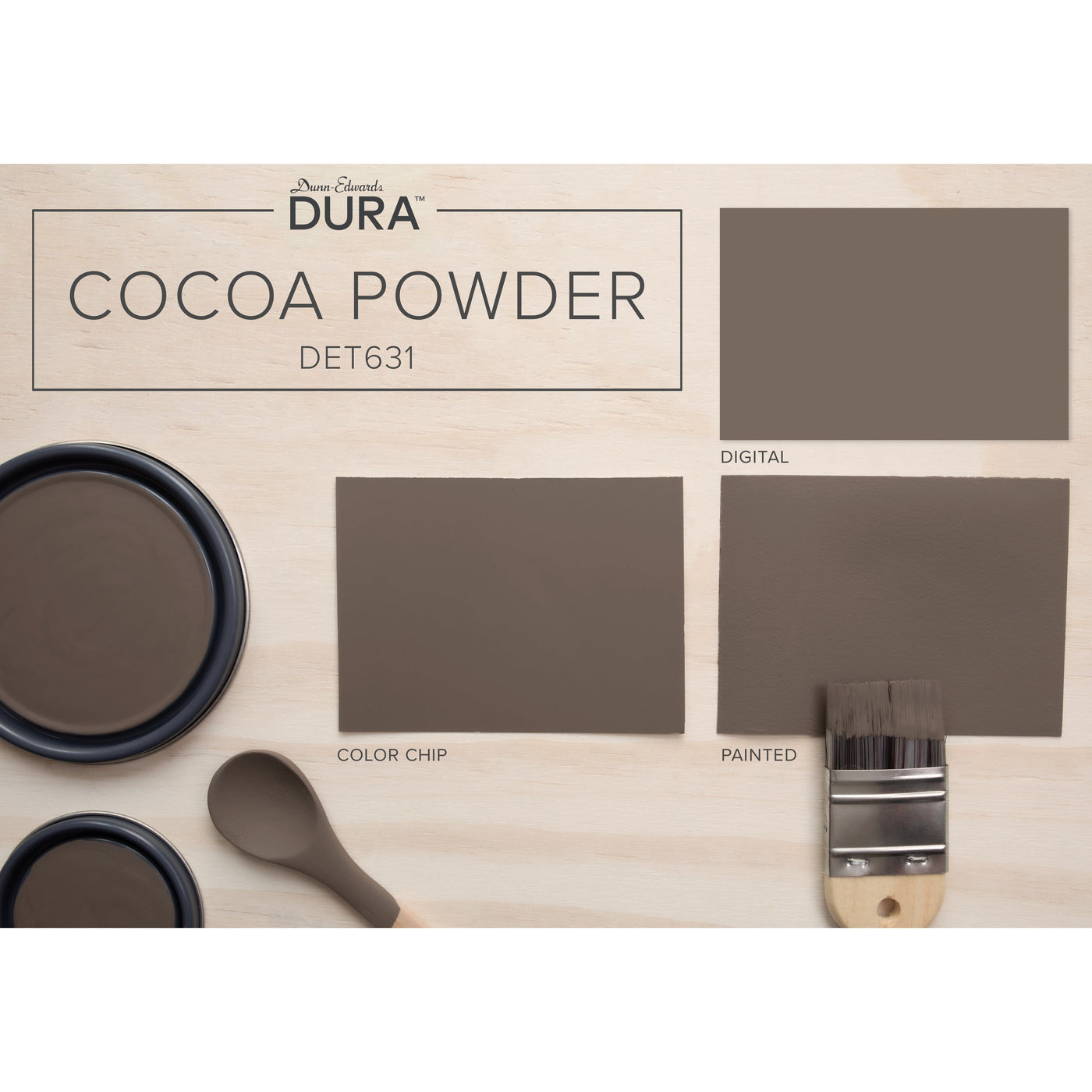 Dunn-Edwards Dura Cocoapowder Mixed Media DET631