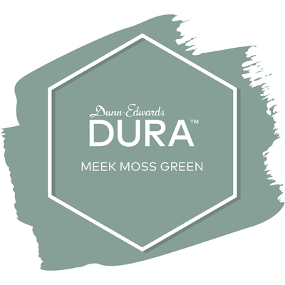 Dunn-Edwards Dura Meek Moss Green Paint Swatch DET606