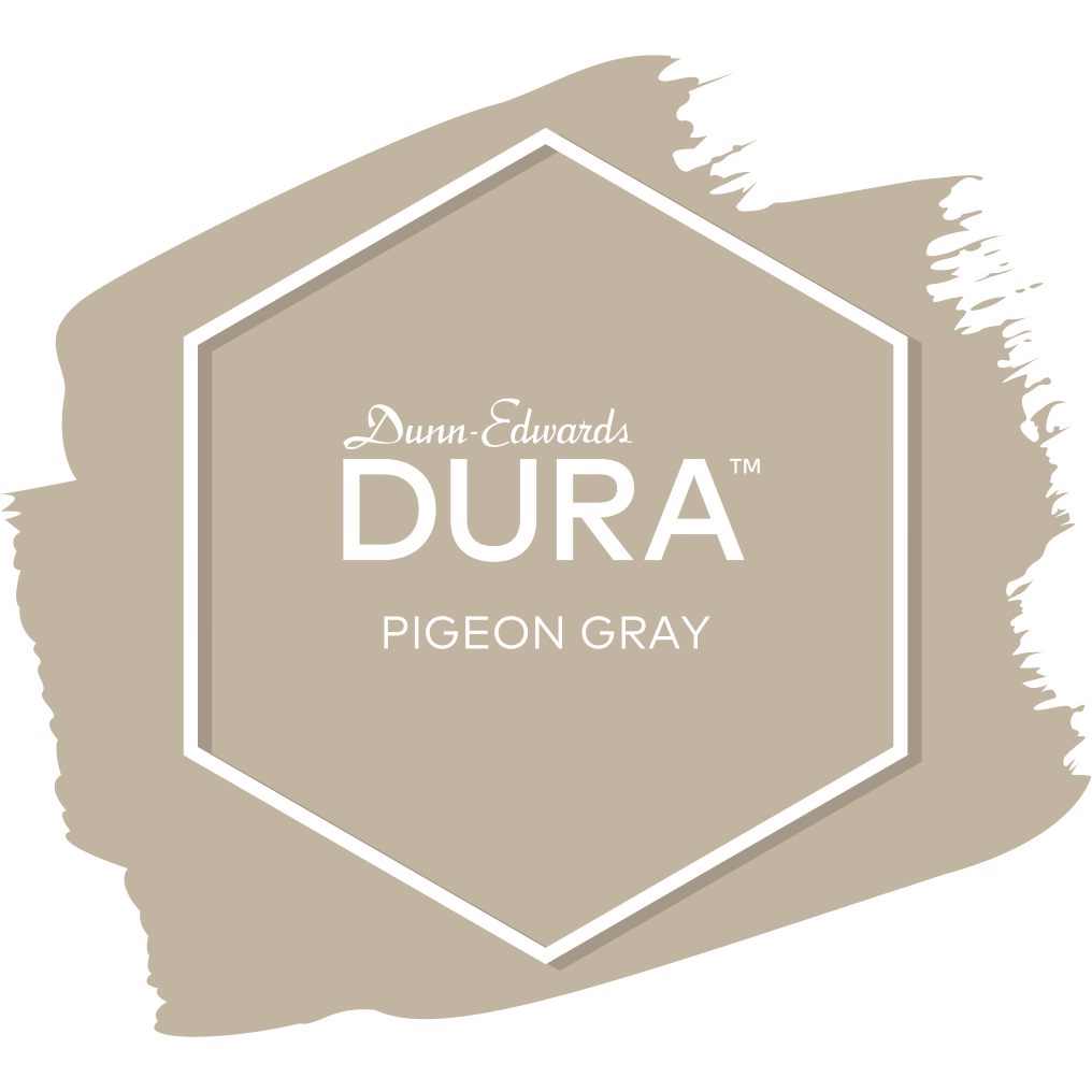 Dunn-Edwards Dura Pigeon Gray Paint Swatch DE6214