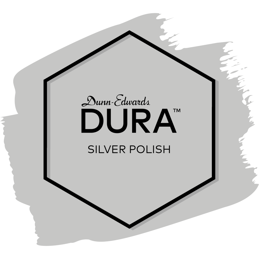 Dunn-Edwards Dura Silver Polish Paint Swatch DE6374