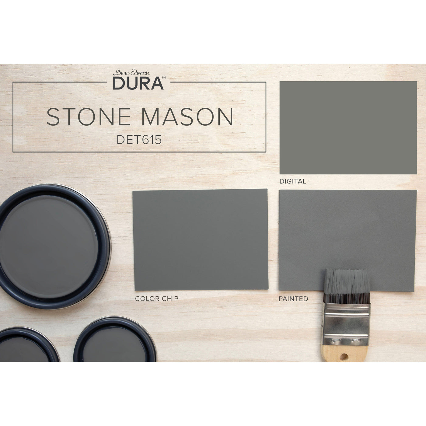 Dunn-Edwards Dura Stonemason Mixed Media DET615