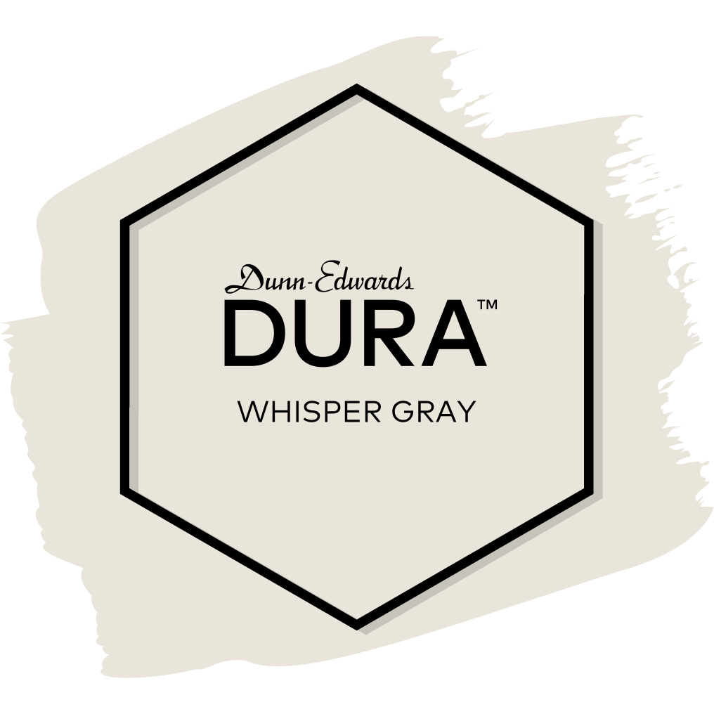 Dunn-Edwards Dura Whisper Gray Paint Swatch DEC785