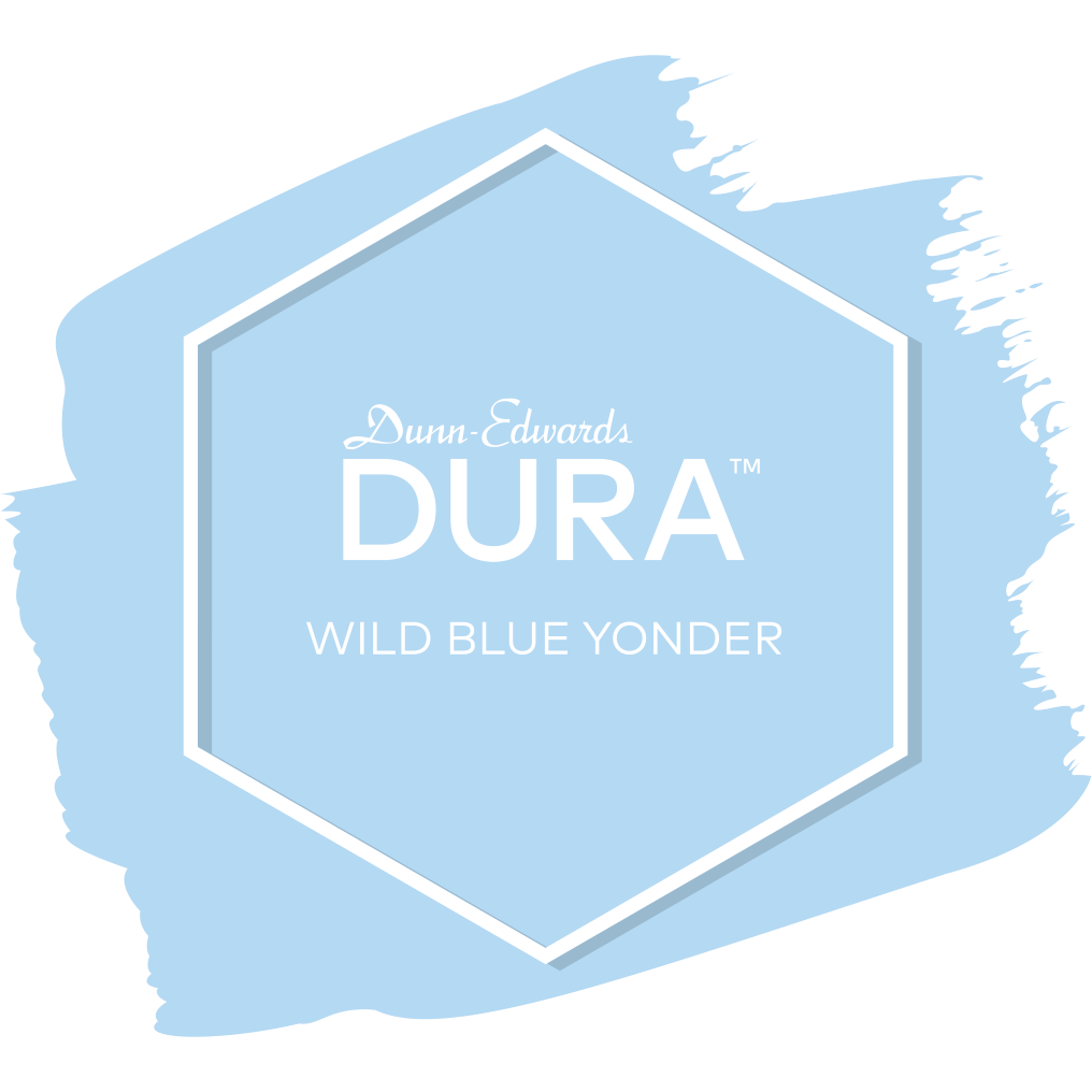 Dunn-Edwards Dura Wild Blue Yonder Paint Swatch DE5855